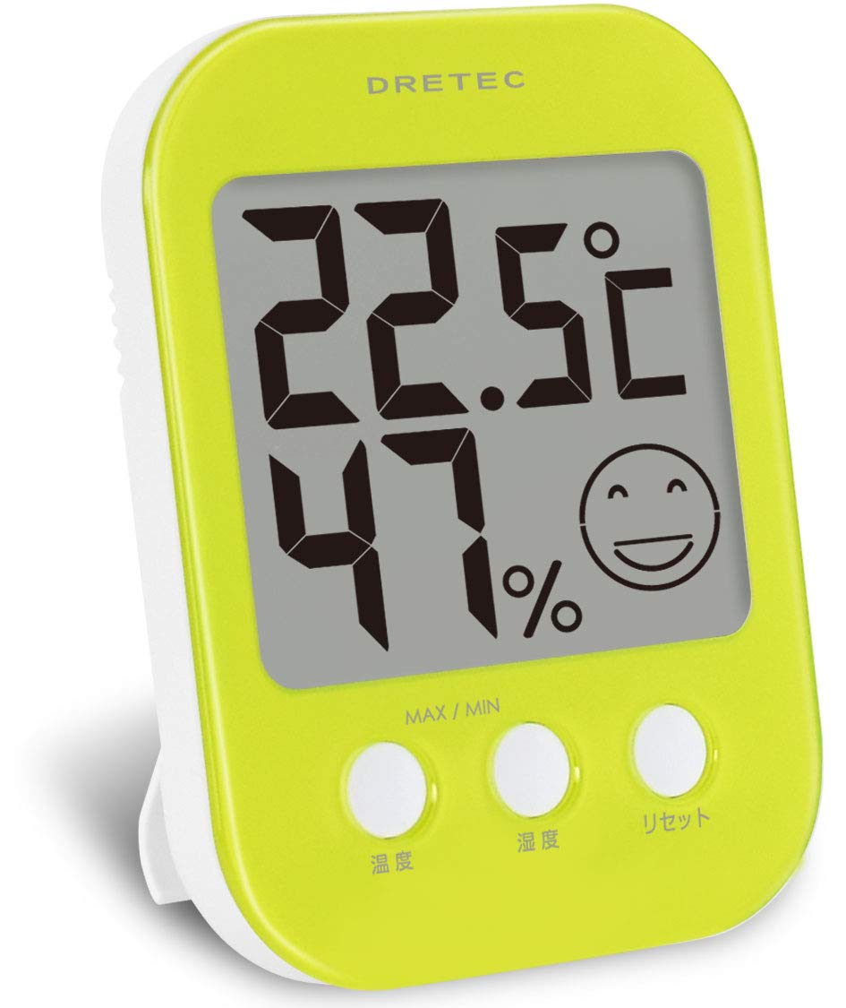 DRETEC digital thermo-hygrometer ' Opsys ' Green O-230GN