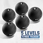 Yes4All DSRD Slam Ball, Medicine Ball, Smooth Surface, 6.6 lbs (3 kg), for Strength Training and Workout, Kilogram Notation Type - Image 7