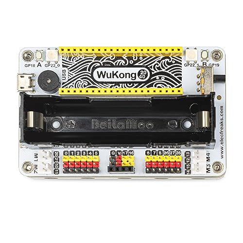 Placa de expansión Wukong2040 con luces arcoíris e interfaz de motor para Raspberry Pi 7