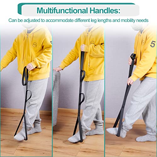 42 inch long leg lifterleg strap with large foot loopleg lifter after hip replacement for hip kit for seniorsknee replacement recovery aids