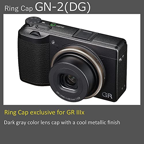 Anillo de objetivo GN-2 Ricoh gris oscuro para cámara compacta GR IIIx 3