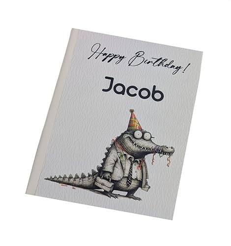 Crocodile Alligator Photo Album W#249 4x6 or 5x7 Pictures Birthday Retirement Funny Celebration Personalized NAME Present Gift -  JaDazzles