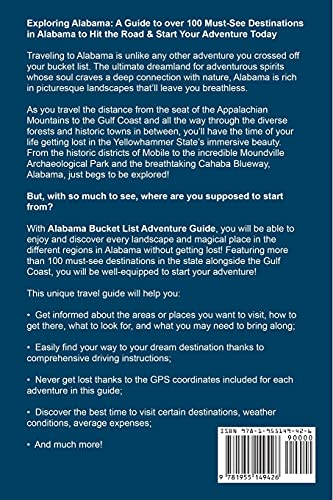 Alabama Bucket List Adventure Guide: Explore 100 Offbeat Destinations You Must Visit! #TOP1