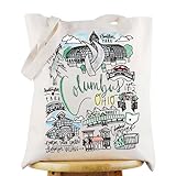 G2TUP Columbus Ohio Travel Tote Bag Columbus Trip Souvenir Gift Columbus Landmarks Shoulder Bag Columbus Merch (Columbus TG)