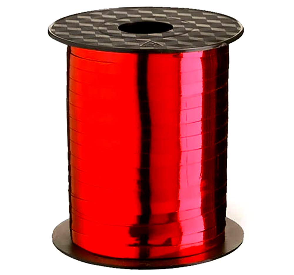 OLYPHAN Red Curling Ribbon Christmas Valentine Clearance Metallic Crimped Iridescent for Holiday Gift Wrap, Sparkling Party Decoration, School, Crafts & Floral Valentines Day