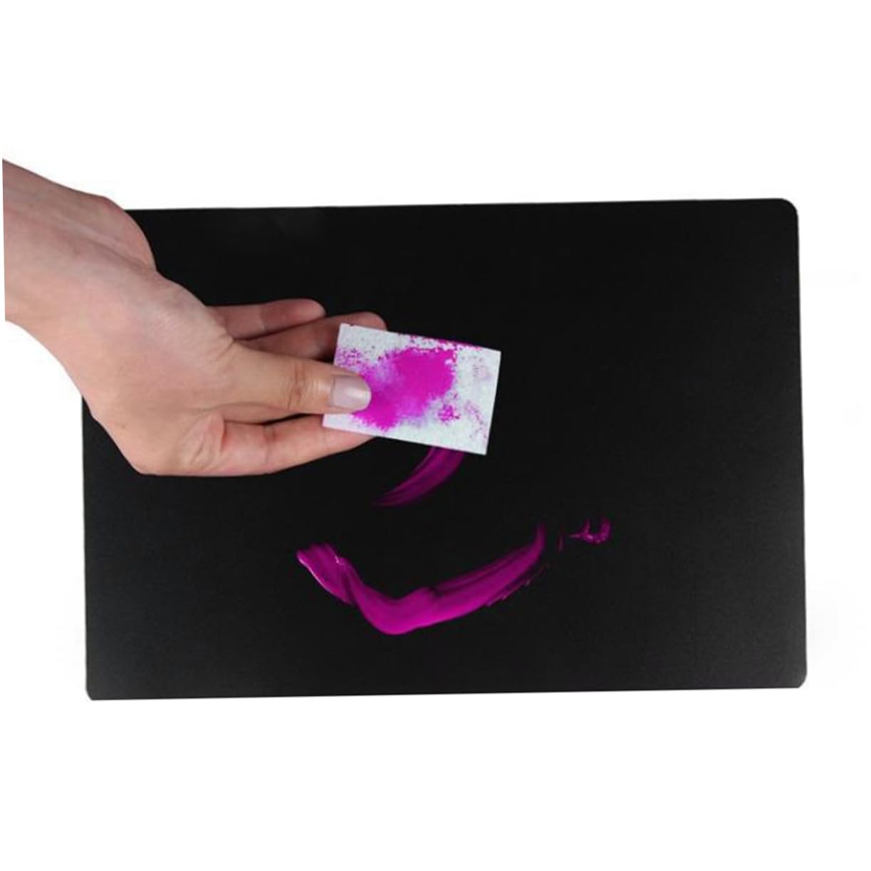 Mikinona Nail Art Palette 10pcs Portable Nail Art Painting Palette Set Reusable Makeup Water Erasable Surface