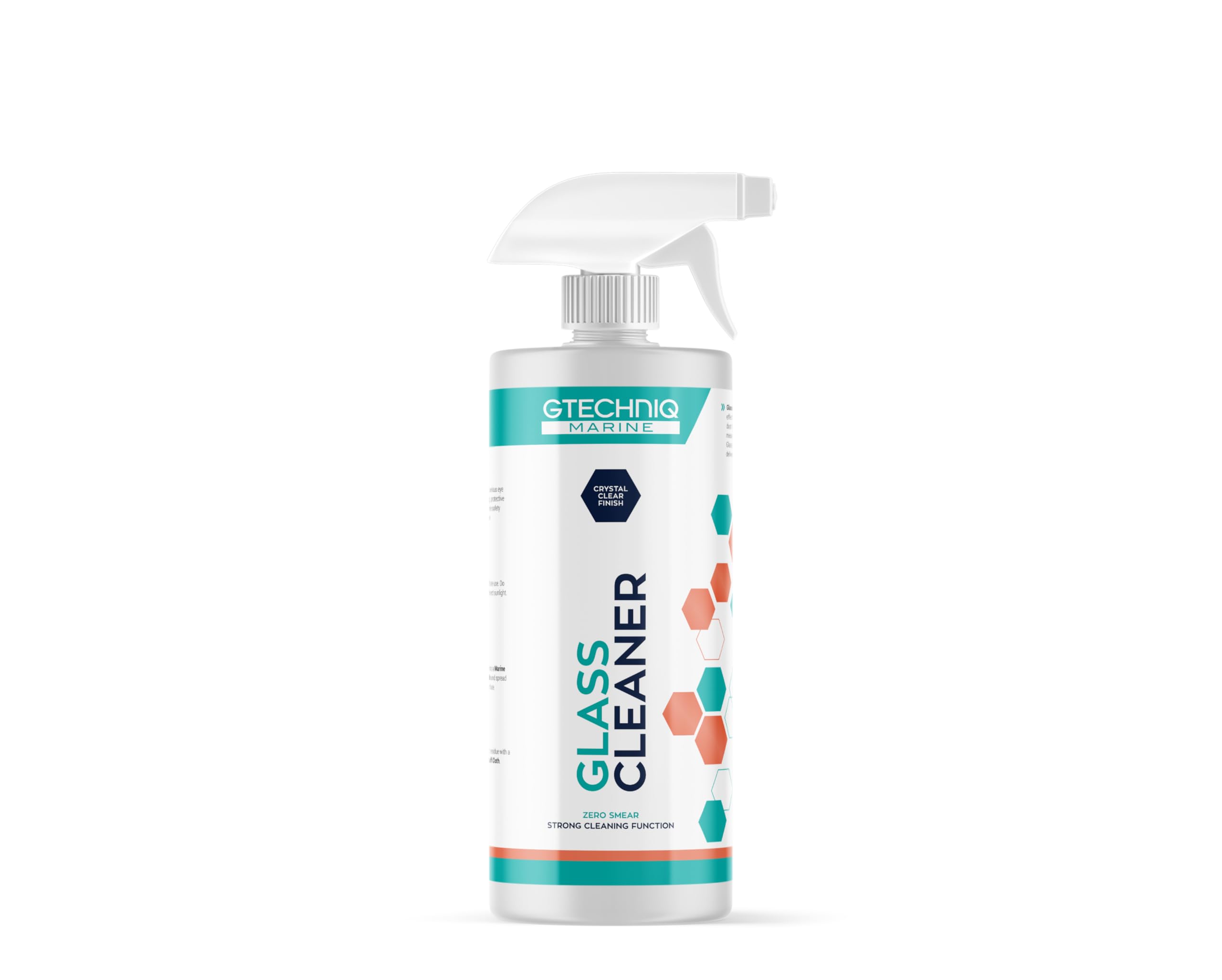 Gtechniq Marine Glass Cleaner for Boats 500ml | Pure Clean Formula Leaves Crystal Clear Finish, Anti-Static, Repels Dust, Smear-Free