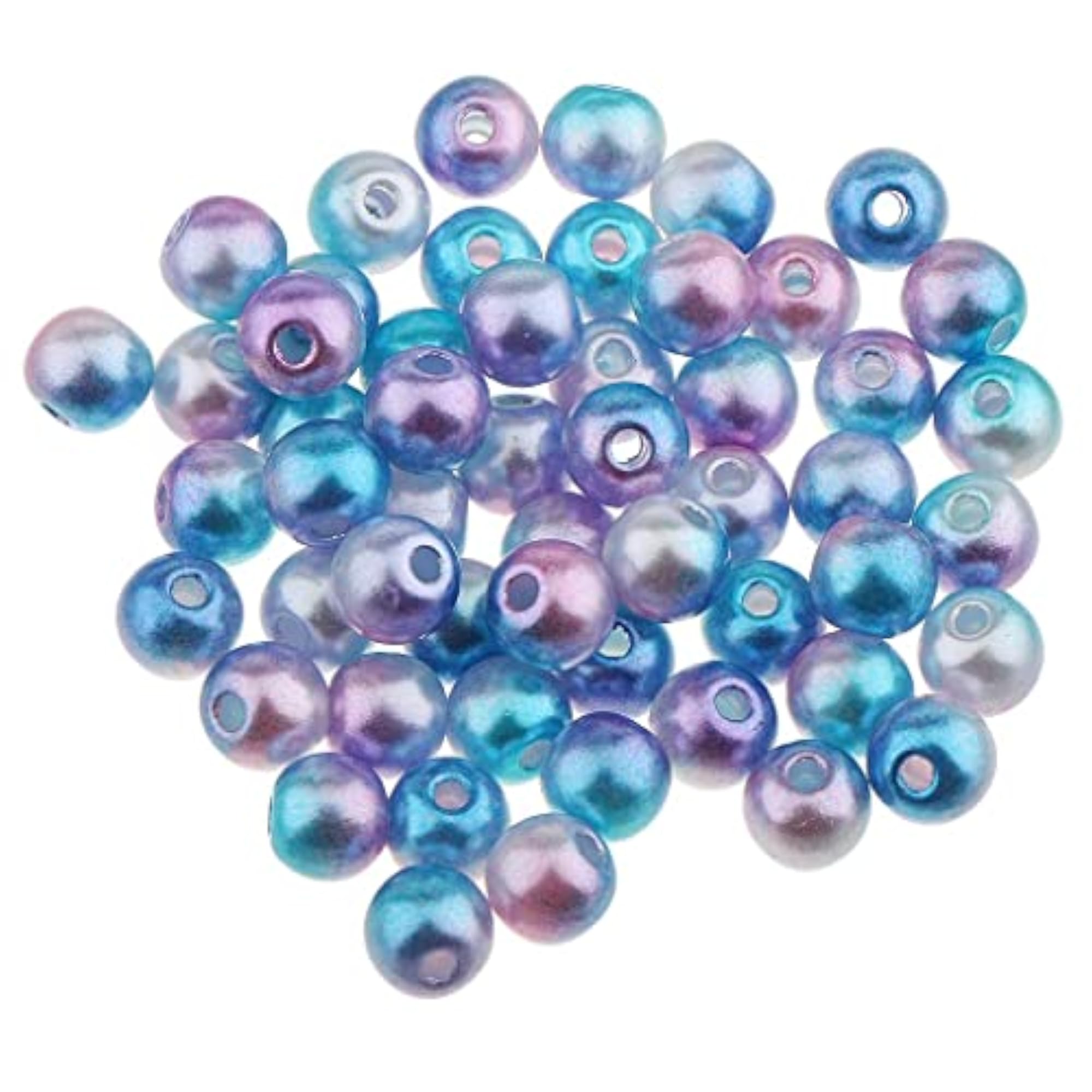 500Pcs 4mm Colored Imitation Pearl Loose Beads