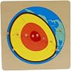 Montessori Earth Interior Panel Puzzle Early Childhood Education Geographical Aids Montessori Materials Earth Core Puzzle