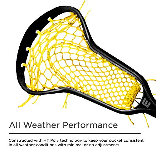 Epoch 3D Elite Women's Lacrosse Head Strung Mesh, Black/Yellow #TOP2