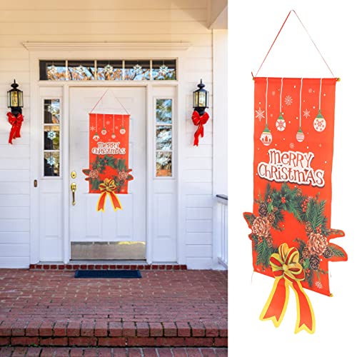 Bandeira de Natal Reutilizável Bandeira de Jardim de Natal Bandeira de Natal Pendurada Em Parede Pen
