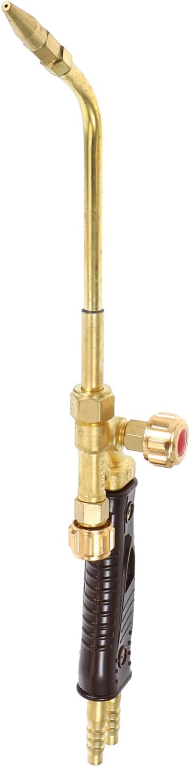 Self Ignition Turbo Welding Torch Head Adjustable Flame Control with Tilt Valve for Oxy Propane and Oxy Acetylene Plumbing Brazing Heat Treatment Cooking and Searing