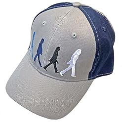 The Beatles Casquette de baseball Abbey Road Figures Gris/Bleu - Les Beatles, Paul McCartney, John Lennon, RIngo Starr, George Harrison