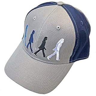 The Beatles Casquette de baseball Abbey Road Figures Gris/Bleu - Les Beatles, Paul McCartney, John Lennon, RIngo Starr, George Harrison