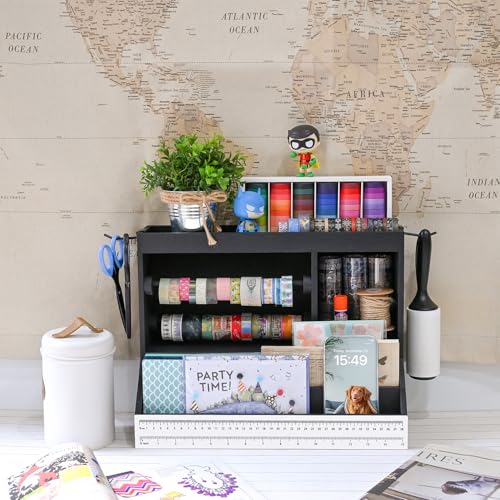 Ikee Design Banco de mesa de trabalho de joias e artesanato com medição, organiza ferramentas, arame