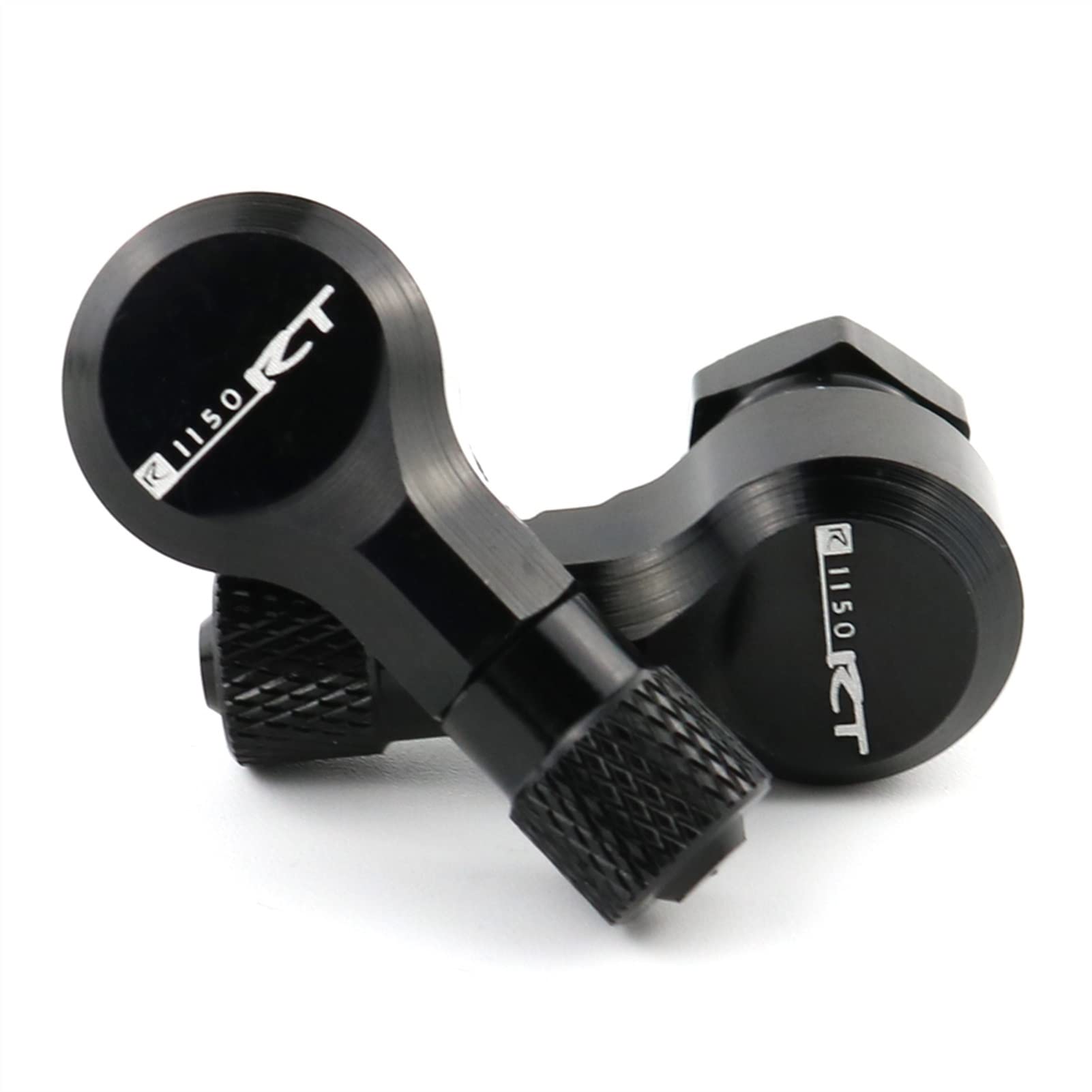 Accessoires Tiges De Valve De Pneu Tubeless De Roue De Commande Numérique Par Ordinateur De Moto 11.3mm 90 Degrés Pour B&M&W R1150RT (Color : Le noir)