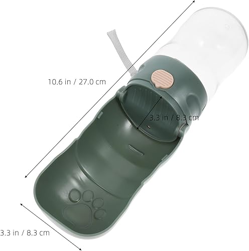 Miniatura 2 de Leak Portable Dog Water Bottle with Travel Drinking Bowl Lightweight Small Pet Water Dispenser for Hiking Camping Walking and Outdoor Trips