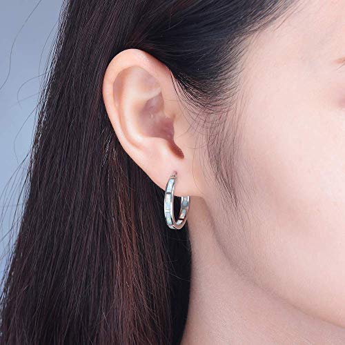 Cinily OH2665 Sterling Silver Plated Hoop Earrings thumb #3