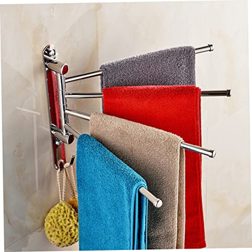 Porte-serviettes inox résistant humidité installation rapide pièce - 5
