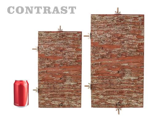 Plataforma grande de suporte de poleiro de pássaro de 15,7 × 30 cm, acessórios de gaiola de animais