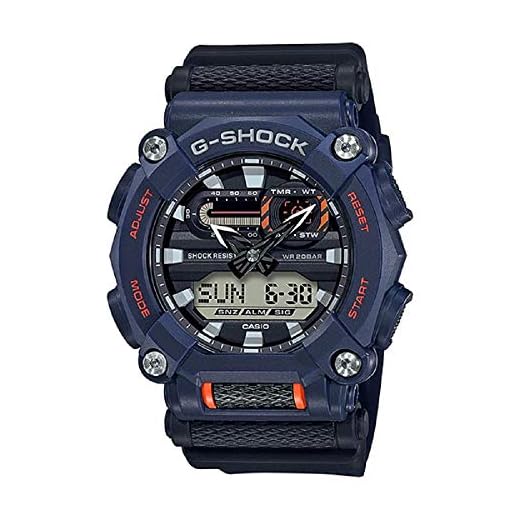 Relógio CASIO G-SHOCK masculino azul GA-900-2ADR