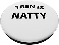 Vista 2 de Tren Is Natty Funny Bodybuilding Design Gym Workout Muscular PopSockets Swappable PopGrip