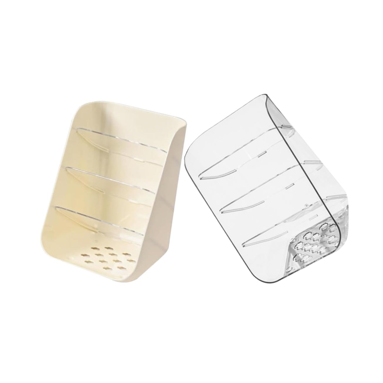 Organisateur de bureau transparent Ipetboom rangement stylos maquillage papeterie