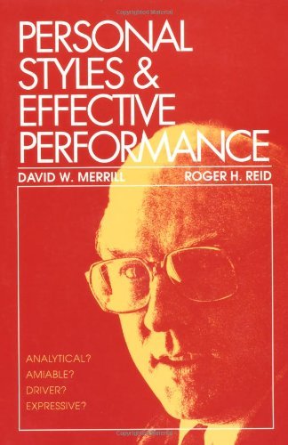 Personal Styles & Effective Performance