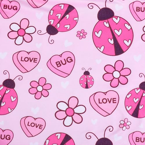 Toddler Girl Heart PatternOutfit Dress Kids Love Heart Ruffle Boutique Party Dress Spring Summer Clothes Dress 2-8Y4