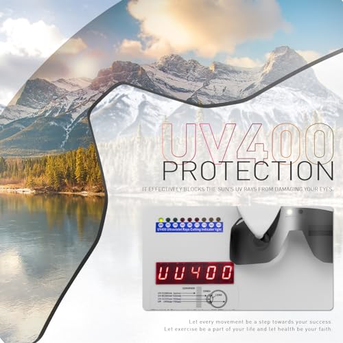 SCVCN Cycling Glasses Sports Sunglasses Women Men Bicycle MTB UV400 Protection Running Mountain Bike Baseball Biking Goggles Riding BMX Fishing Running Riding Golf Driving Softball 503 — view 4