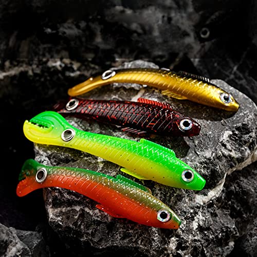 Iscas de pesca | iscas de pesca aquática, isca de lótus super realista com olhos 3D, isca de natação