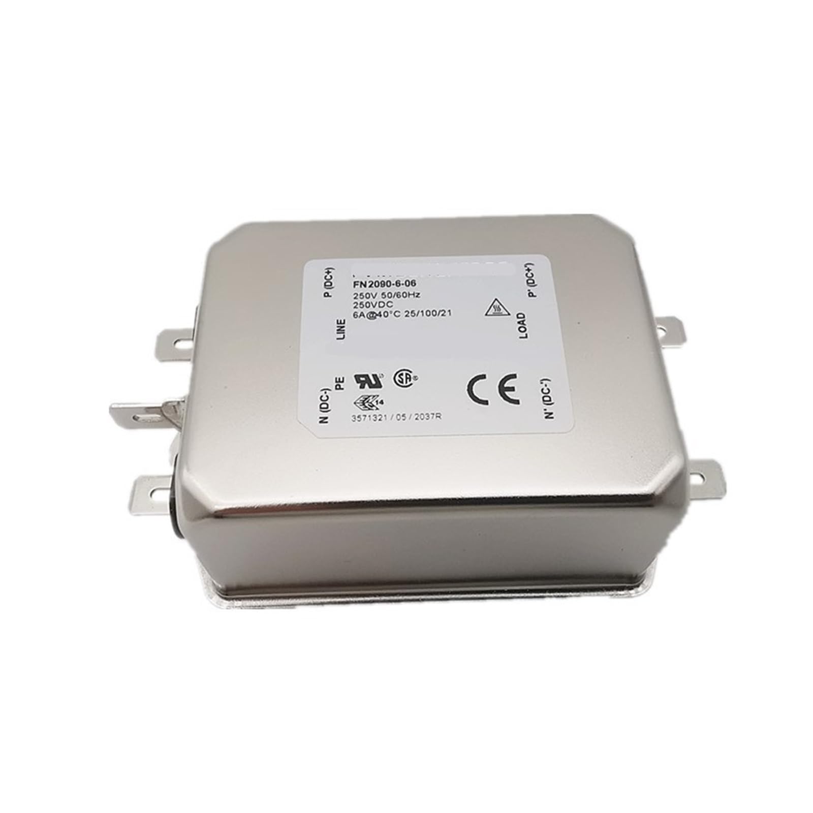 Filtro antiinterferencias FN2090-6-06 multietapa para protección de corriente 6A