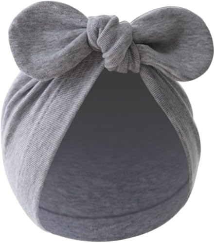 Miniatura 7 de 6 sombreros de bebé recién nacido, gorro suave lindo para niños y niñas de 0 a 6 meses