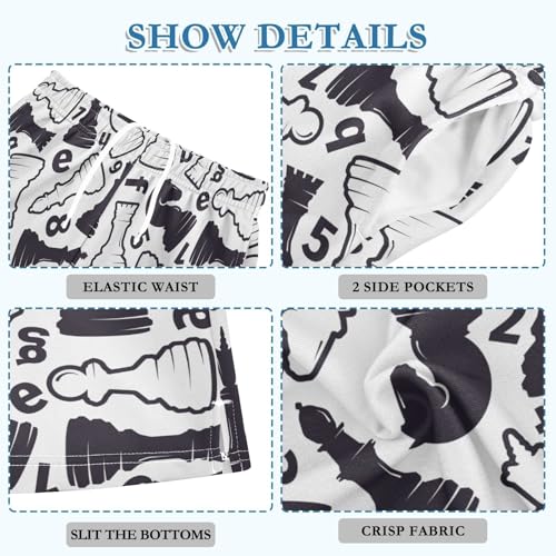 Boys Casual Shorts Athletic Basketball Shorts Funny Kids Gym Shorts with Pocket for Outdoor Activity 7-15 Years 6