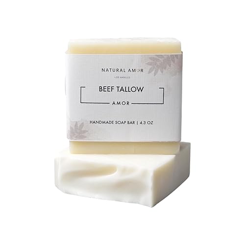 Miniatura 6 de Natural Amor- Juego de barra de jabón orgánica hecha a mano (paquete de 4), hecha con todos los ingredientes naturales, jabón perfumado de aceites