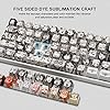 GMKWTL PBT Anime Keycaps - 108 Keys, XVX Japanese Custom Backlit Keycaps, OEM Profile for 61/87/104/108 Cherry Gateron MX Switches Mechanical Keyboard (Black Anime) - Image 2