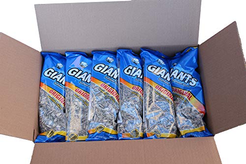 Giants Sunflower Seeds Original Salted Flavor, 12 Ounce Bags (Pack Of 12) #TOP2