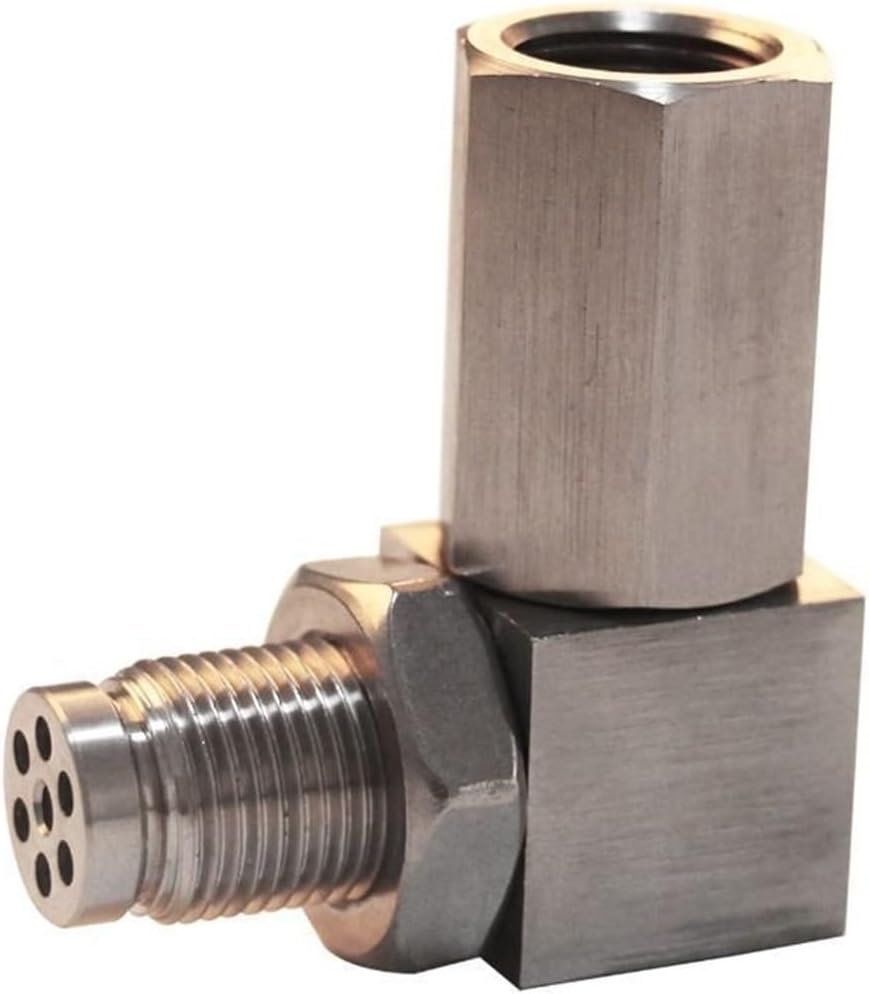 O2 Oxygen Sensor 90 Degree 02 Bung Extension Extender Catalytic Converter Universal O2 Oxygen Sensor Spacer(90 degrees)