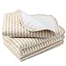 Biubee 4 Packs Waterproof Changing Pad Liners - 27.5" X 19.7", Wider and Longer to Cover your Changing Table Mattress Pad for babies or Adults