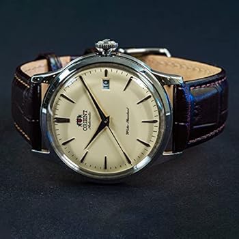 Orient Mężczyźni Bambino Zegarek, Brązowy/Kremowy, Ø 38 mm