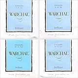 Warchal Brilliant Cello String Set - Synthetic Core - Medium Gauge