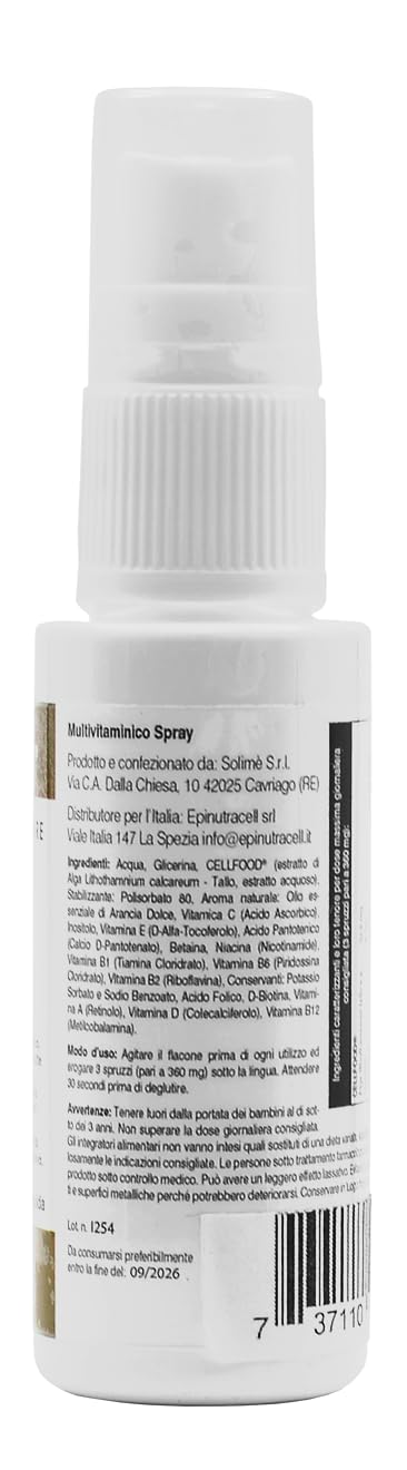 CELLFOOD - Multi-Vitaminico Spray - 30 ml - Integratore alimentare