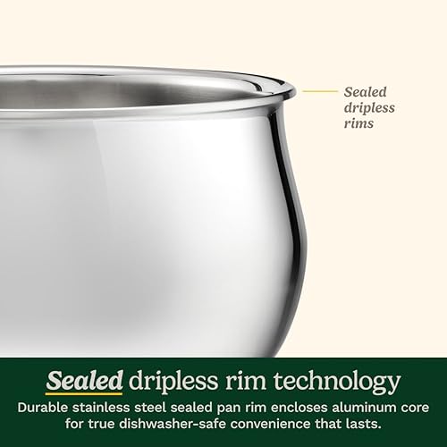 Miniatura 6 de Cuisinart Juego de utensilios de cocina de acero inoxidable de triple capa PureClad de 12 piezas, PCT-12