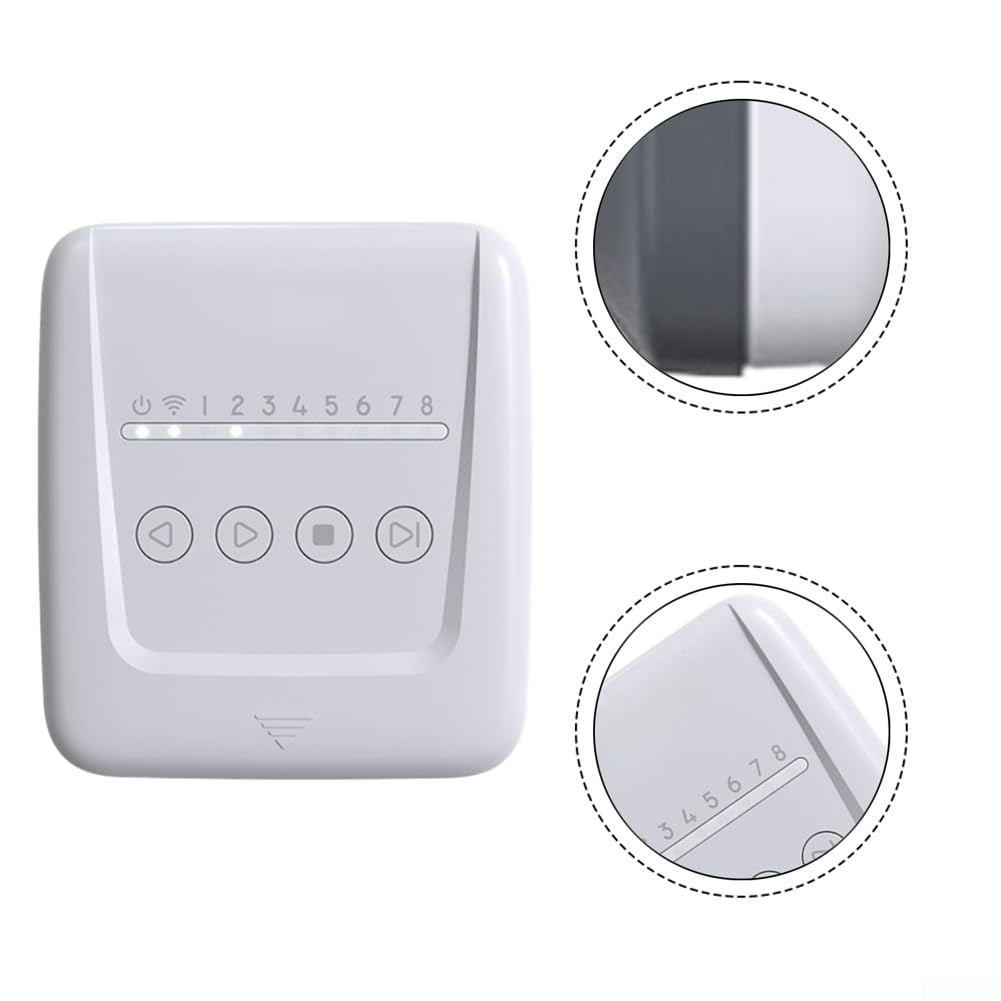 Controlador inteligente de rociadores WiFi de 8 zonas, temporizador de riego controlado por aplicación con salto meteorológico