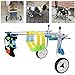 PET HOUND Chariot De Chien, Poussette pour Animaux Scooter Chien Roulant 2 Roues pour Les Pattes arrière, Scooter de Marche en Aluminium pour Animaux de Compagnie pour Chiens Chiots handicapés