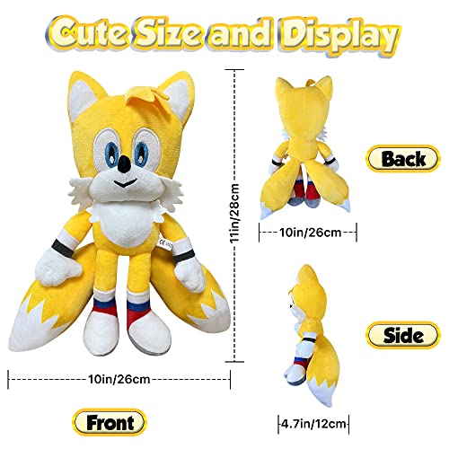 Spaktoy Plush Toys, 11 Inch Movie Plush Figures Toy, Cotton Soft Stuffed Game Animals Figure Collection Birthday Christmas Easter Gift For Kids Boys Girls (Yellow) #TOP1
