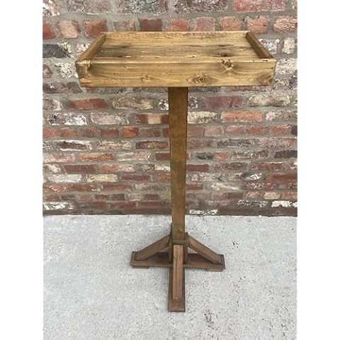 Large Open Top Wooden Bird Feeder Cover