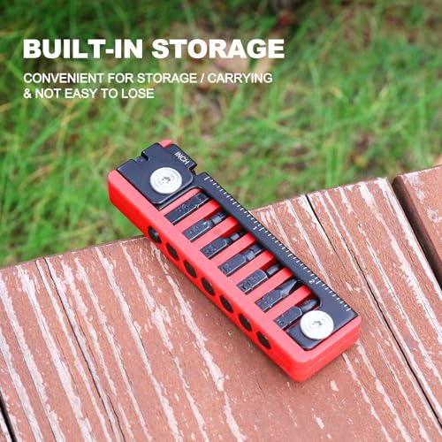 HAUTMEC 7 IN 1 Bike Multitool with Hex Wrenches, Screwdrivers, Ruler, Joint Levers for Bike Repair Tool Kit HT0420 - image 5