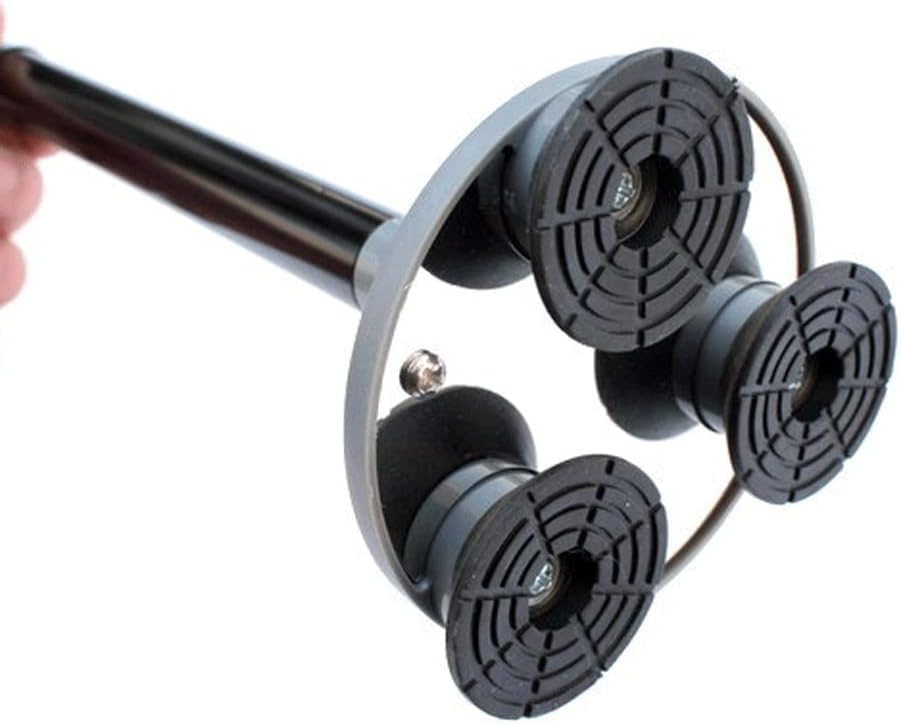 Crutches for The Elderly Aluminium Folding Small Three-Legged Walking Stick Telescopic for The