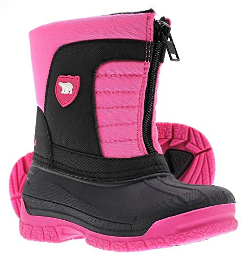 Arcticshield Kids Warm Comfortable Insulated Waterproof Durable Hassle-Free Zipper Outdoor Winter Snow Boots (Toddler/Little Kid/Big Kid) (7 M Us Little Kid, Pink) #TOP7